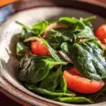 strawberry spinach salad