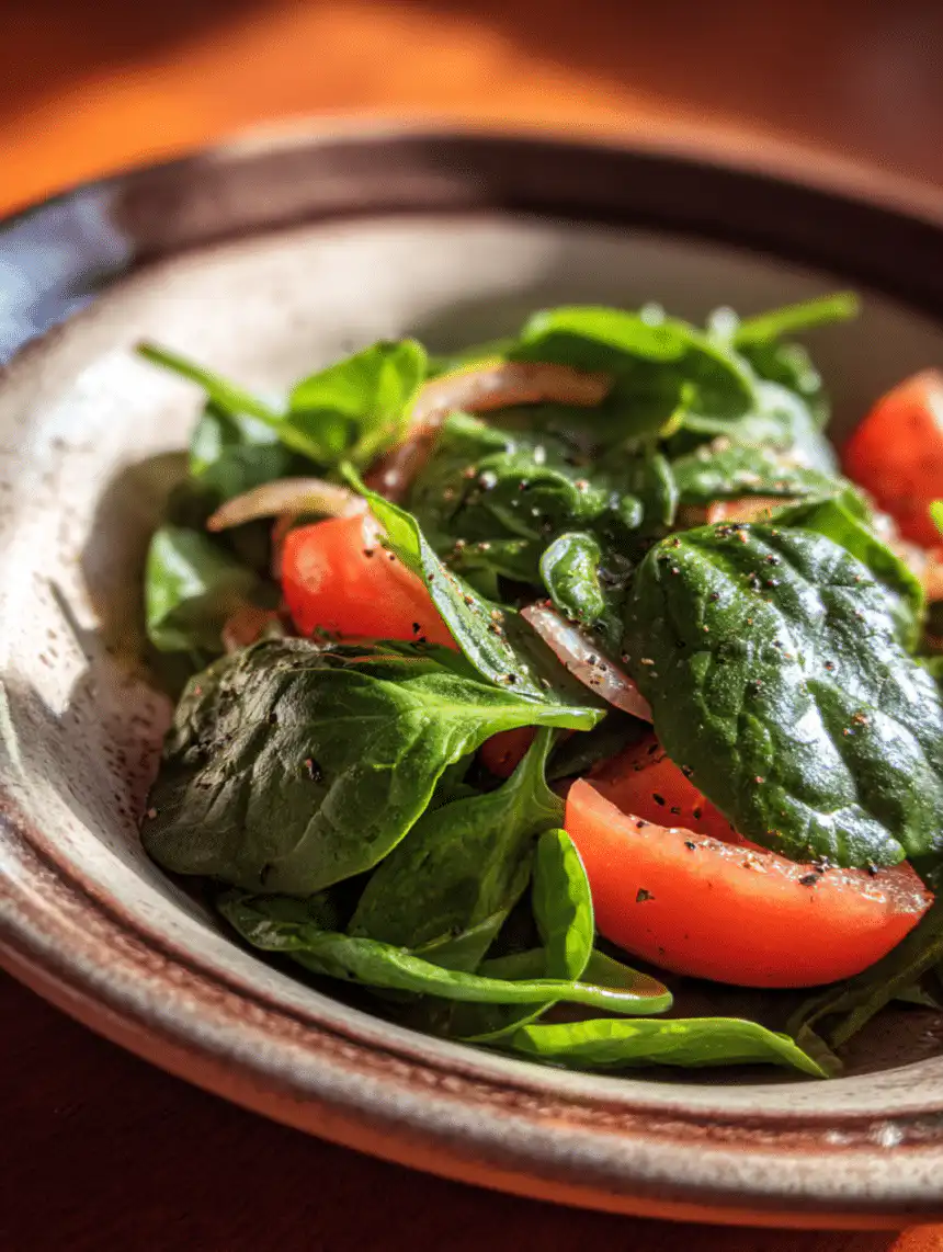 strawberry spinach salad