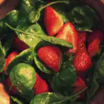 strawberry spinach salad