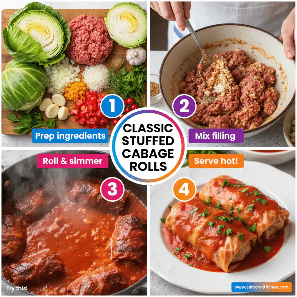 card recipe ingredients and instructions stuffed cabbage rolls