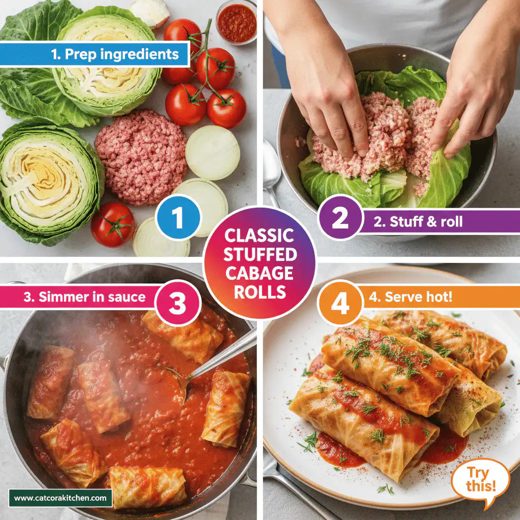 card recipe ingredients and instructions stuffed cabbage rolls