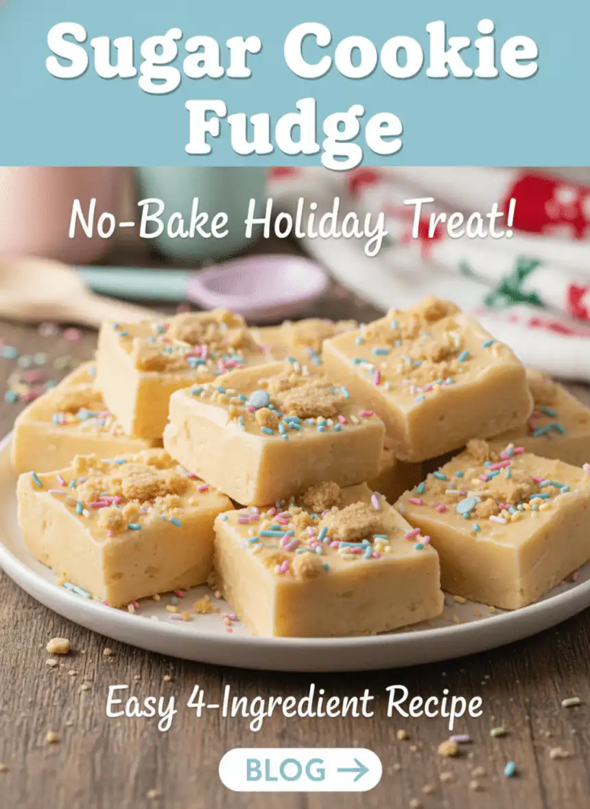 sugar cookie fudge