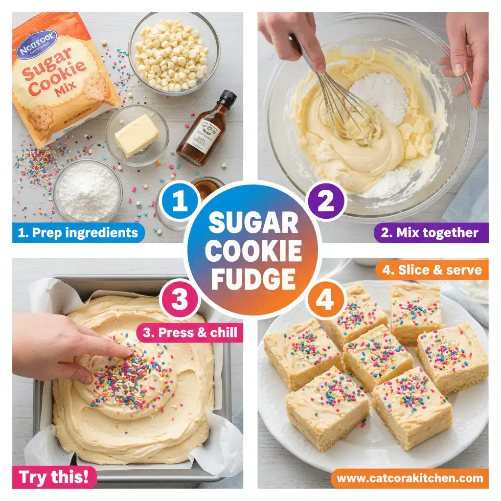 card recipe ingredients and instructions sugar cookie fudge