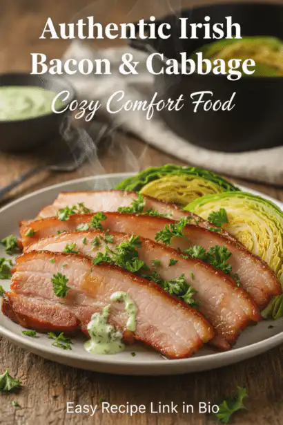 traditional Irish boiled bacon and cabbage