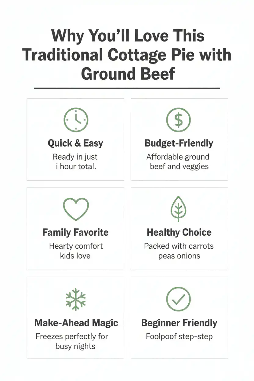 Why you'll love traditional cottage pie with ground beef