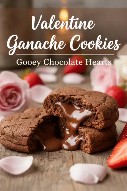 valentine ganache cookies