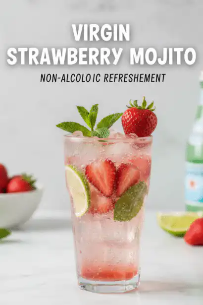 virgin strawberry mojito