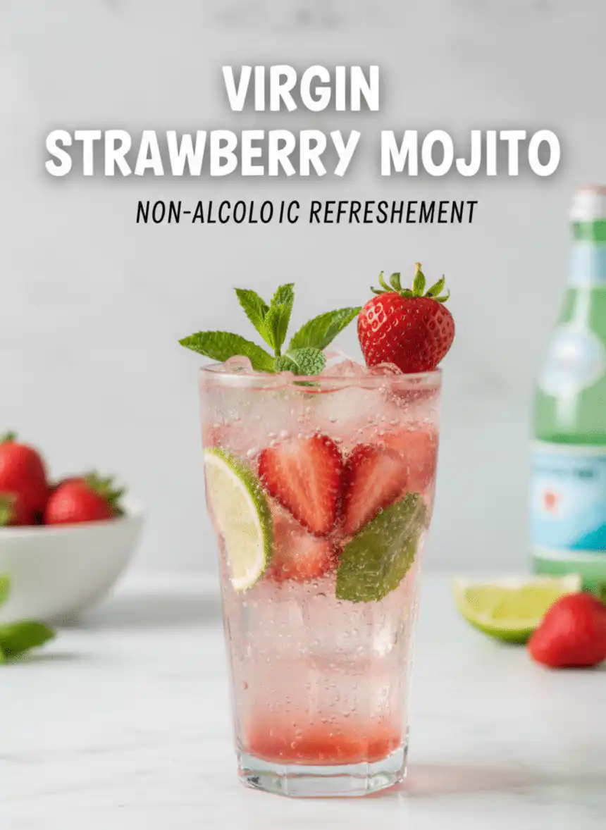 virgin strawberry mojito