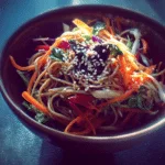 Asian sesame noodle salad