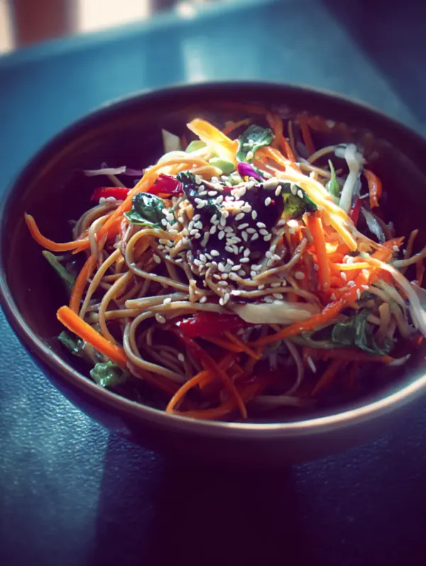 Asian sesame noodle salad