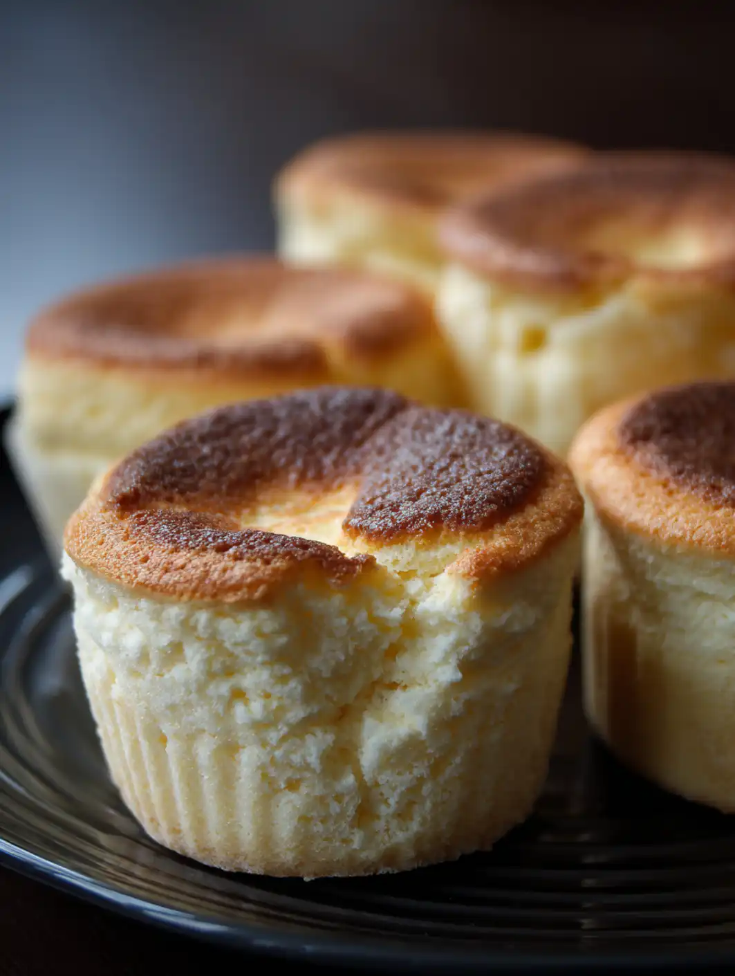 card recipe ingredients and instructions Japanese cotton cheesecake cupcakes