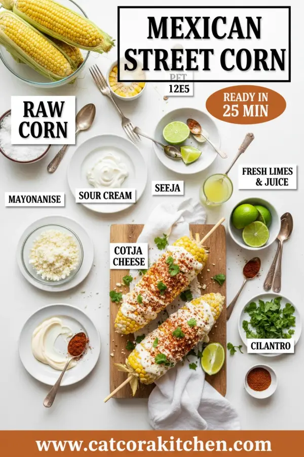Mexican street corn ingredients
