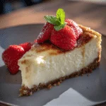 New York style cheesecake
