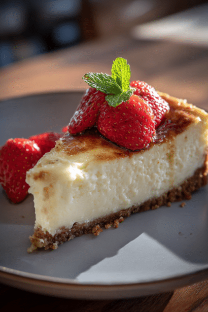 New York style cheesecake