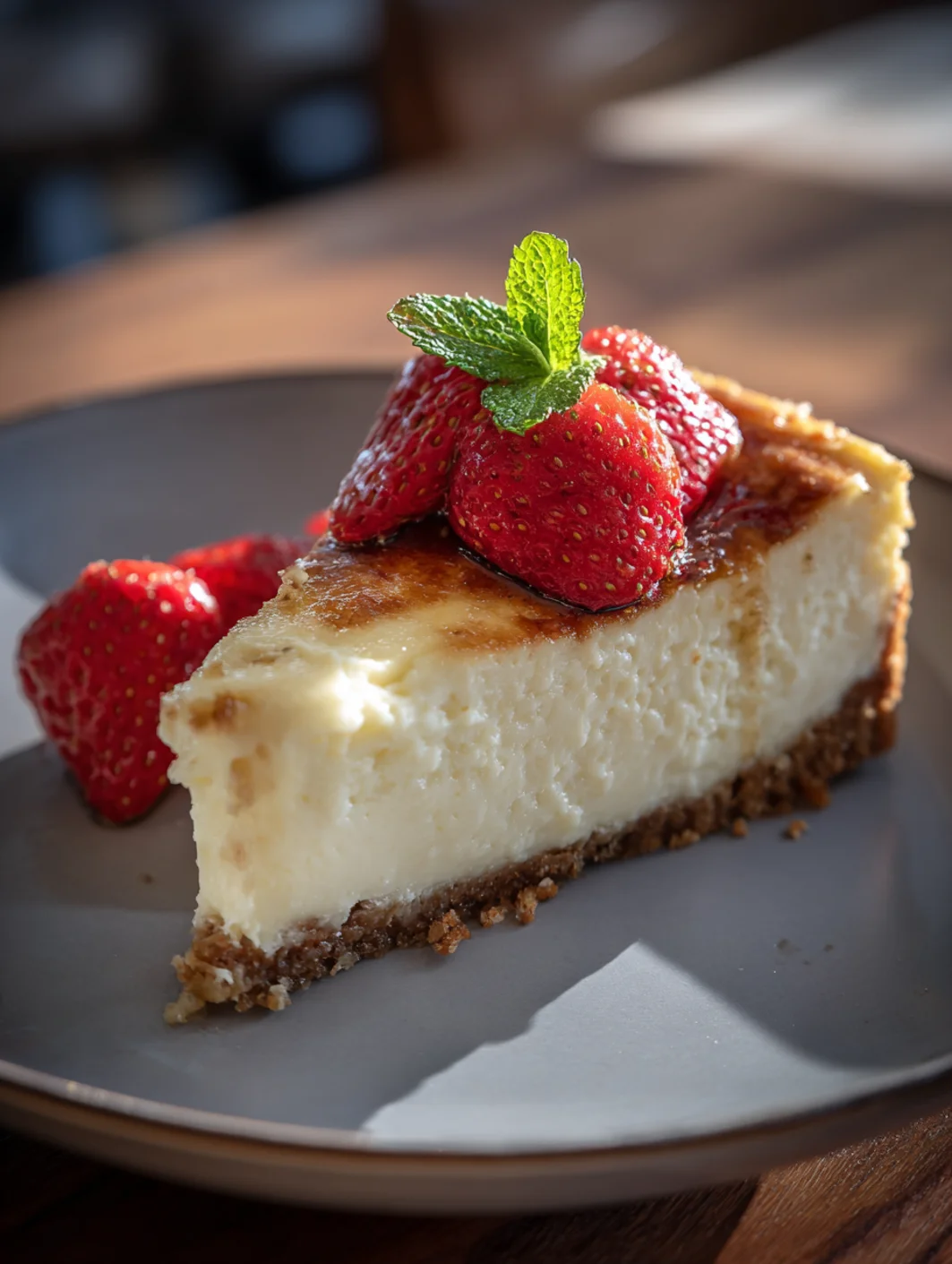 New York style cheesecake