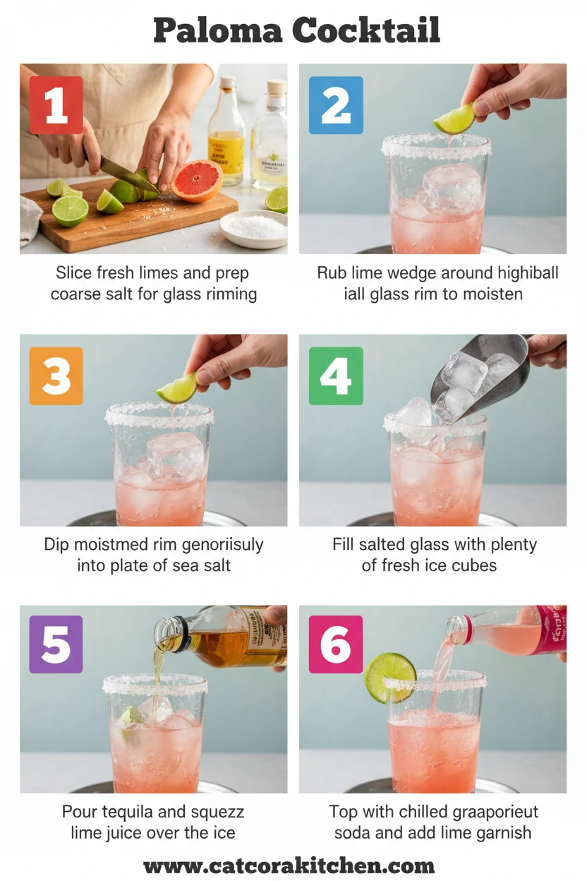 Paloma cocktail How to Make 