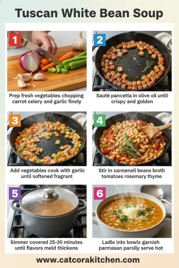 Tuscan white bean soup How to Make 