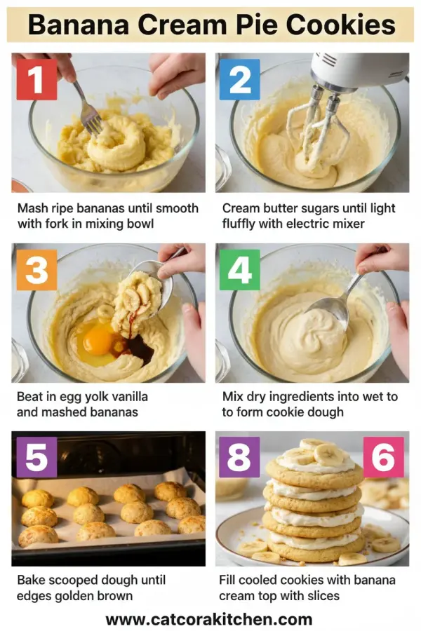 Banana cream pie cookies how to make