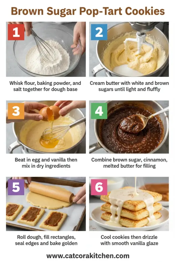 Brown sugar pop tart cookies How to Make