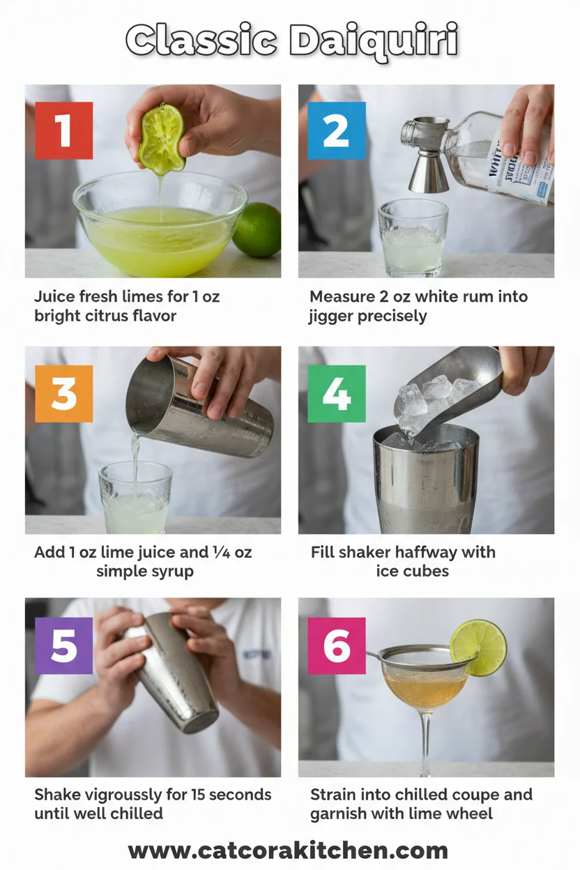 Classic daiquiri recipe How to Make 