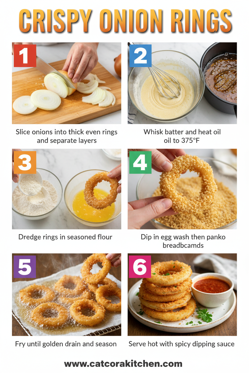 Crispy onion rings how to make