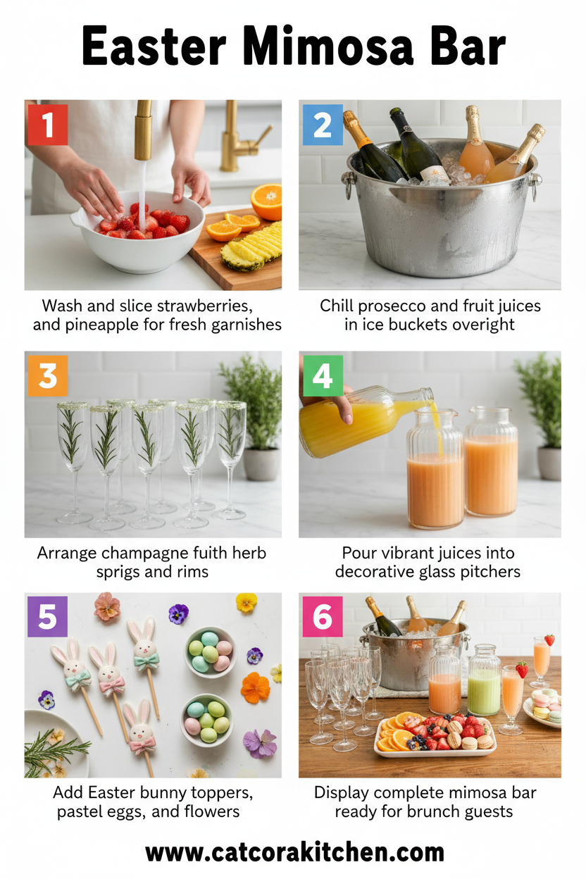 Easter mimosa bar How to Make