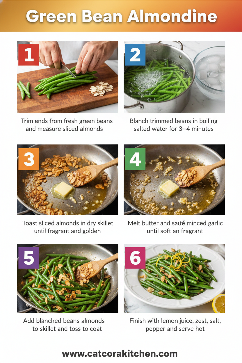 Green bean almondine how to make