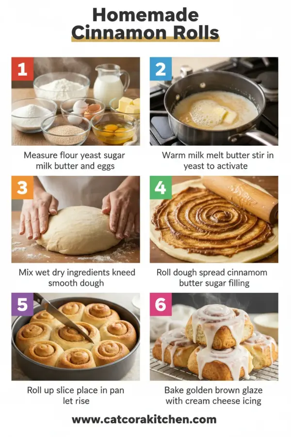 Homemade cinnamon rolls how to make