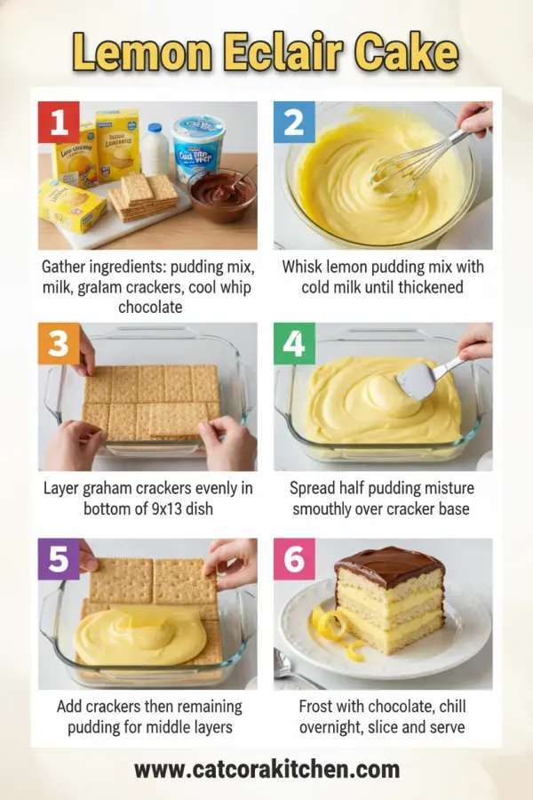 Lemon eclair cake how to make