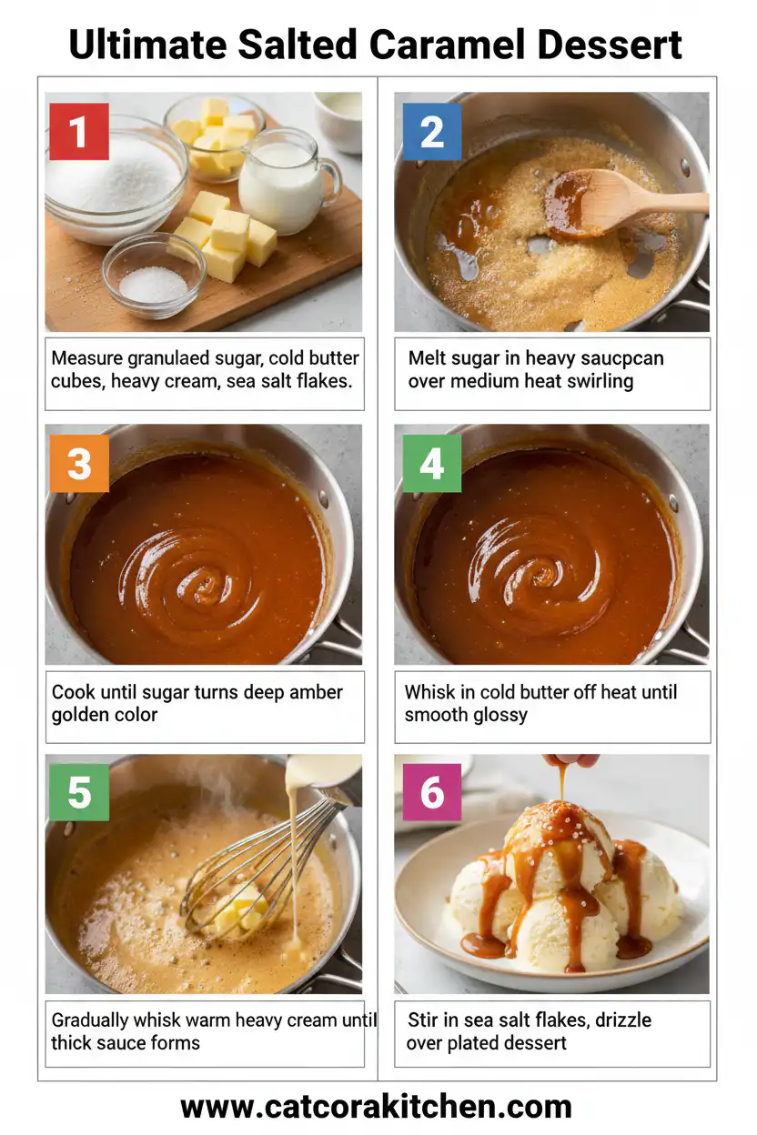 Salted caramel pudding How to Make
