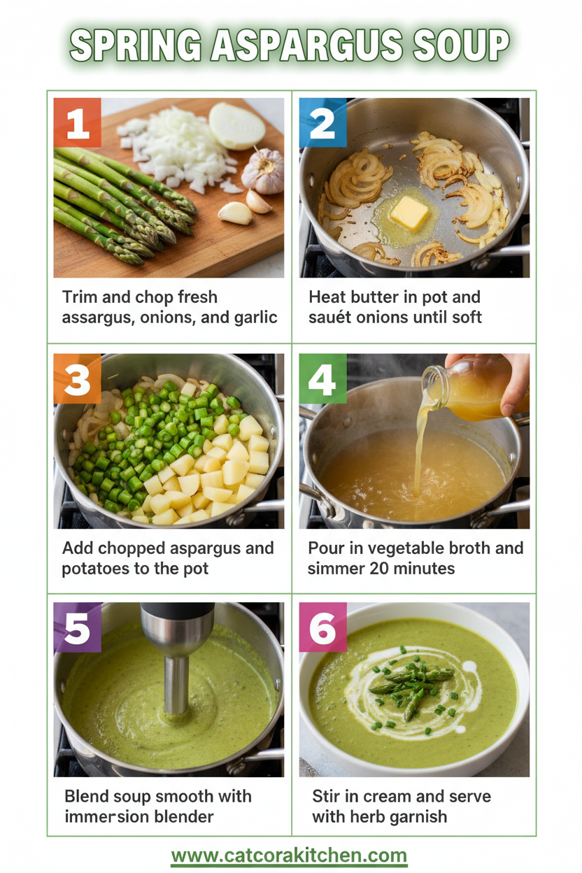 Spring asparagus soup how to make