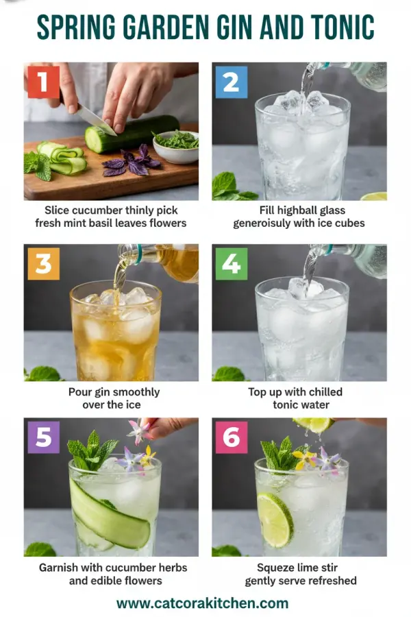 Spring garden gin and tonic How to Make 