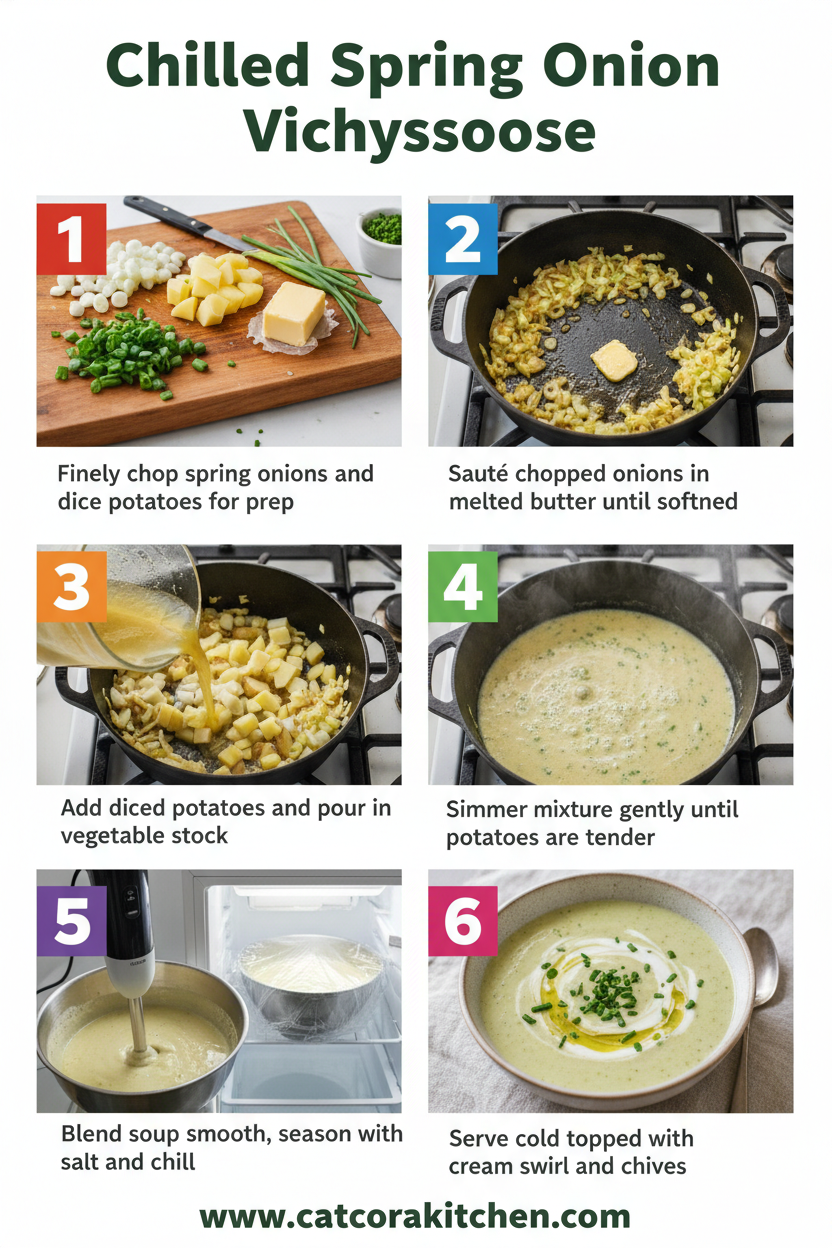 Spring onion vichyssoise How to Make 