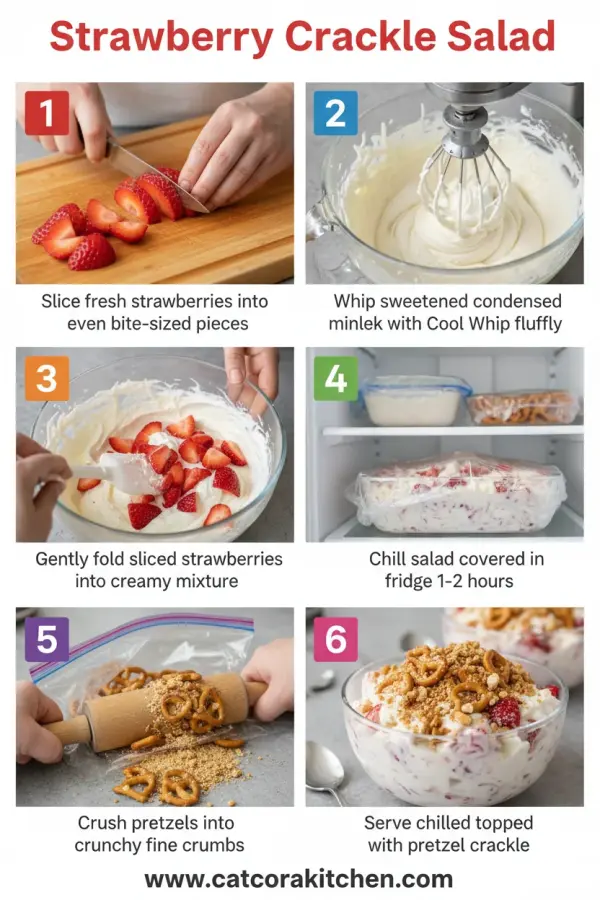 Strawberry crackle salad how to make