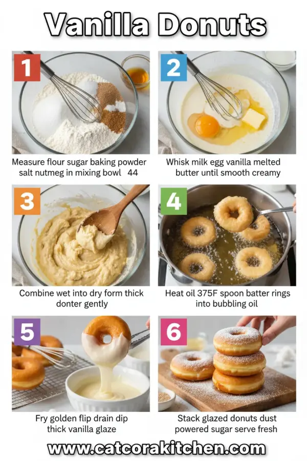 Vanilla donuts how to make