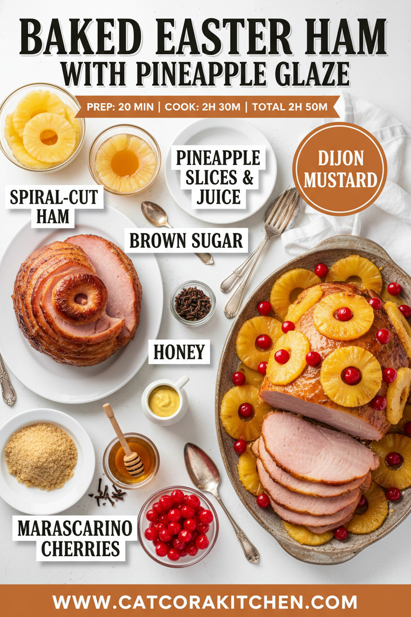 Baked easter ham with pineapple glaze ingredients
