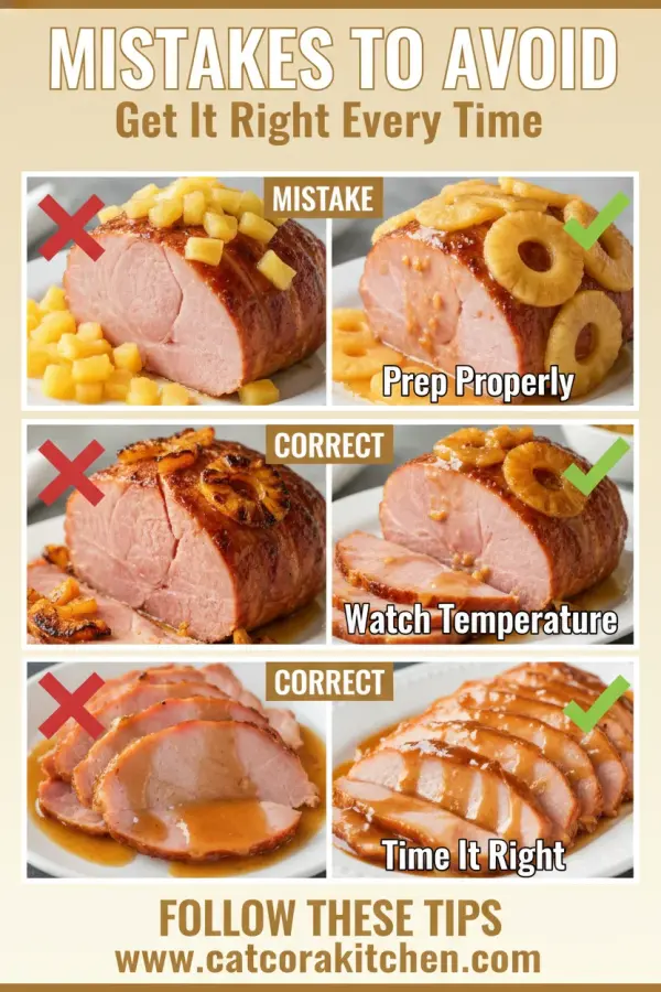Baked easter ham with pineapple glaze common mistakes
