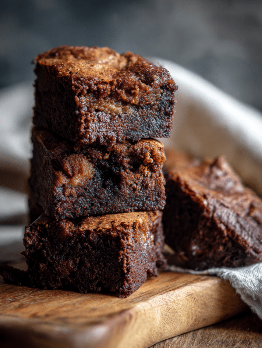 banana bread brownies
