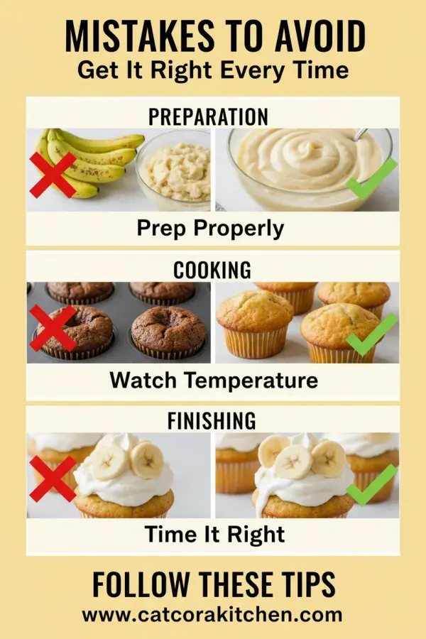 Banana pudding cupcakes common mistakes