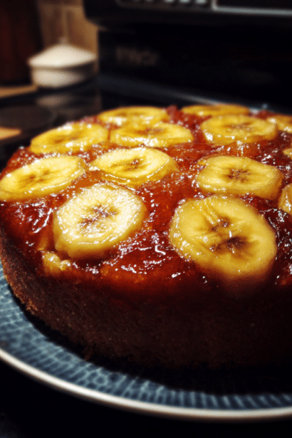 banana upside down cake