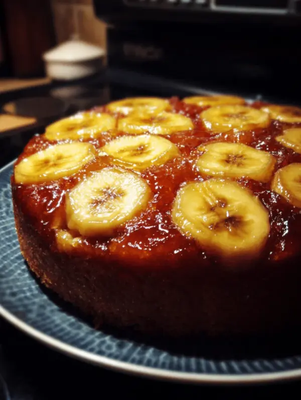 banana upside down cake