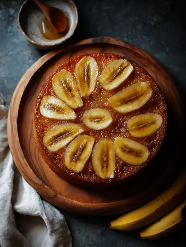 banana upside down cake