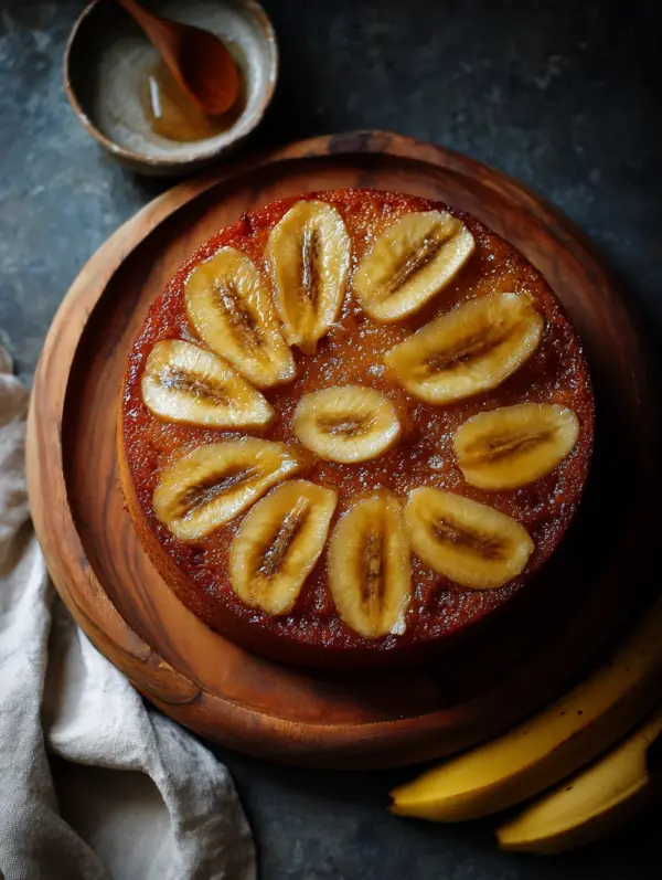 banana upside down cake