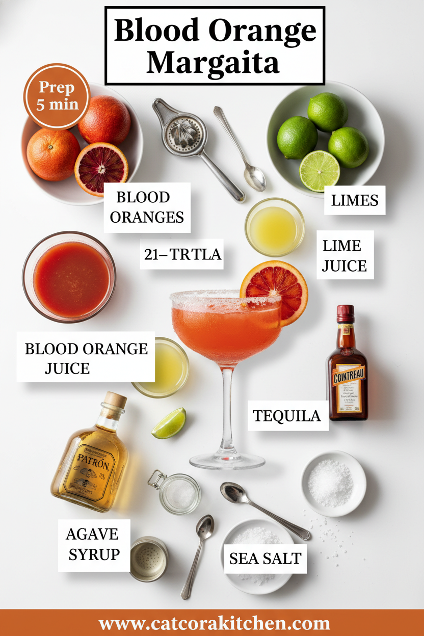 Blood orange margarita ingredients