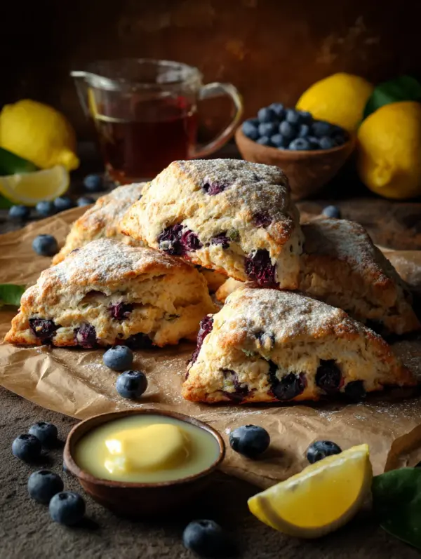 blueberry lemon scones