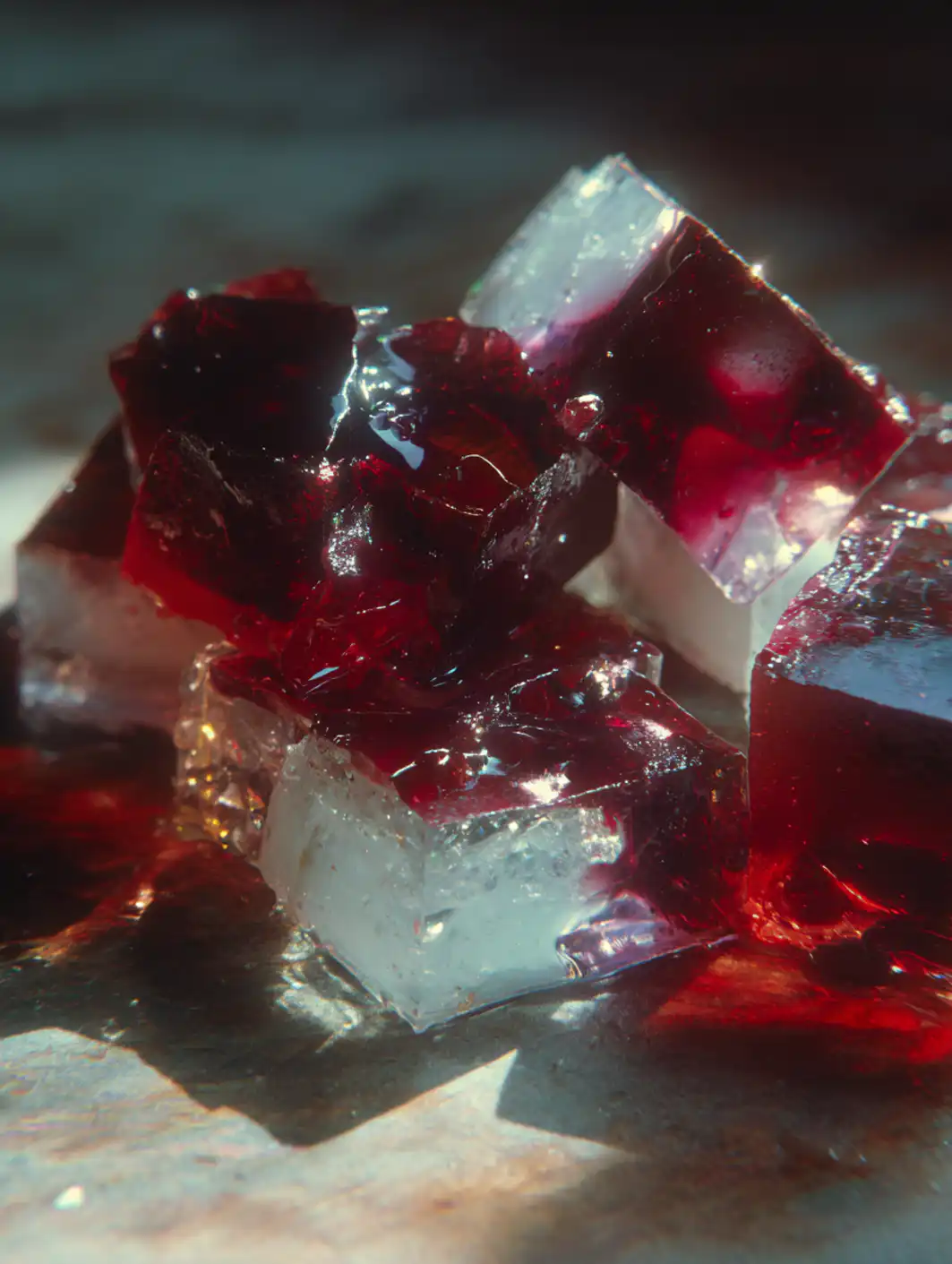 card recipe ingredients and instructions broken glass jello