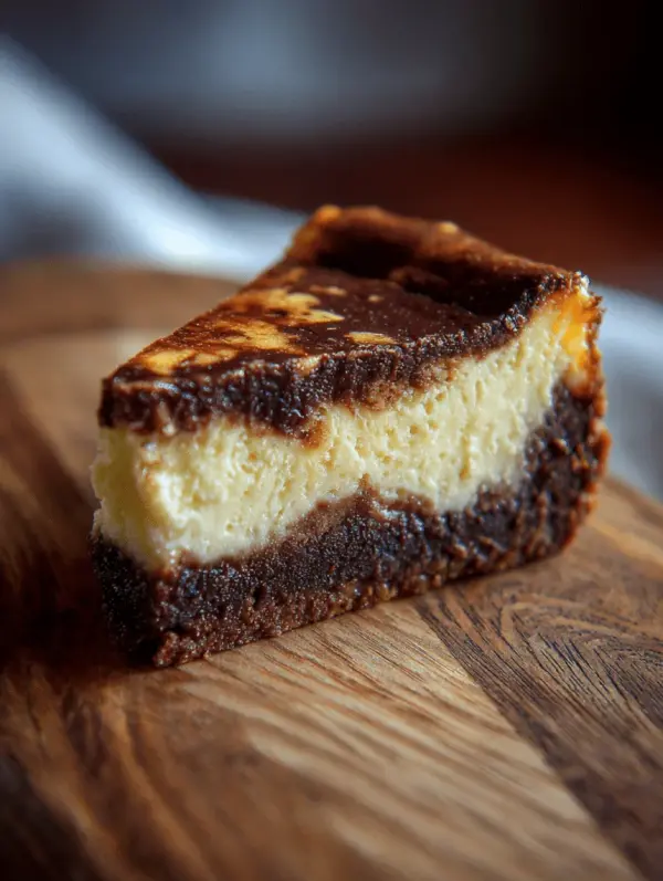 brownie cheesecake