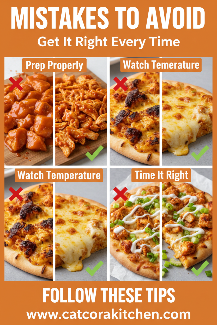 Buffalo chicken flatbread pizza common mistakes