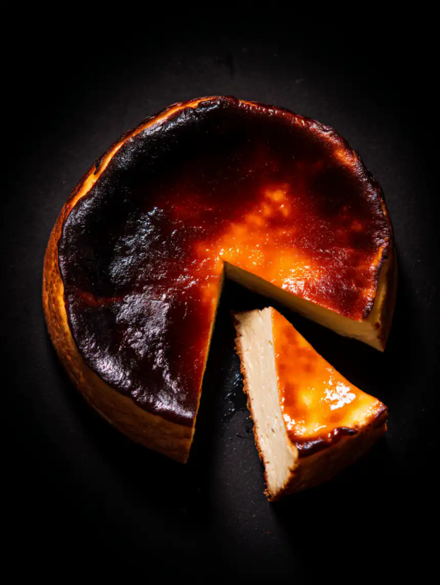 burnt Basque cheesecake