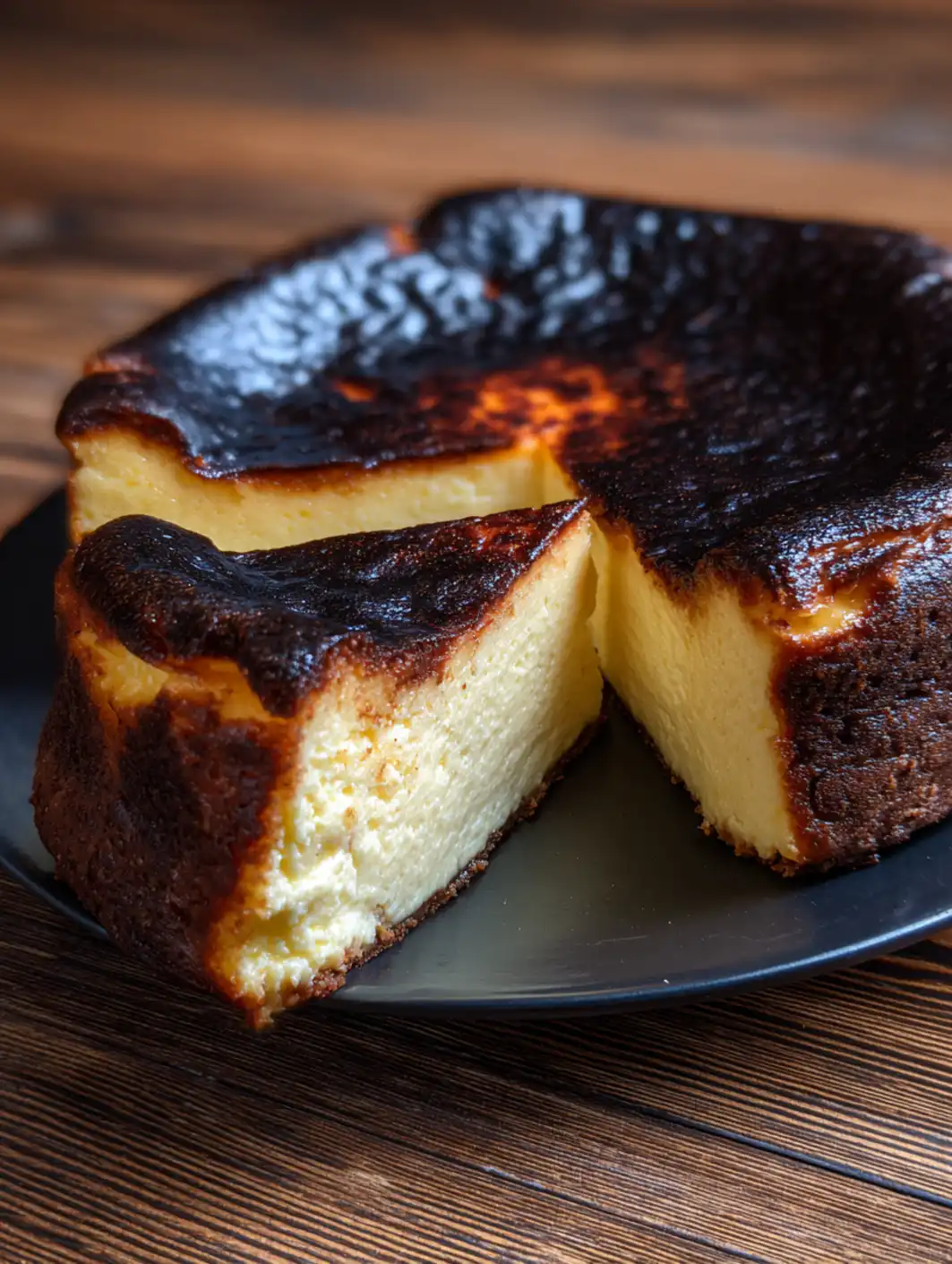 card recipe ingredients and instructions burnt Basque cheesecake